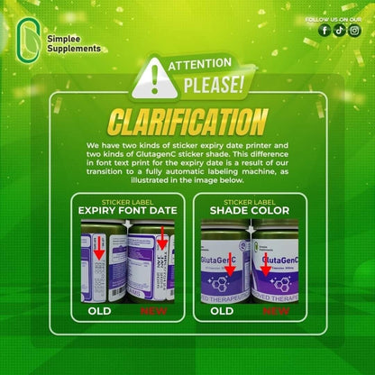 Glutagenc Glutathione & Collagen Duo by Simplee Supplements