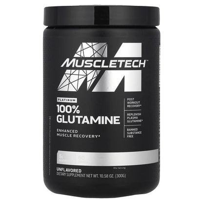 Platinum 100% Glutamine, Unflavored, 10.58 Oz (300 G)