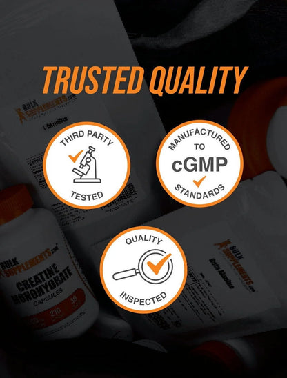 Bulksupplements Taurine Capsules - Gluten Free, 2000Mg per Serving (360 Capsules - 90 Servings)